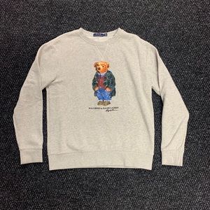 Polo Ralph Lauren Winter Bear Light Grey Crewneck